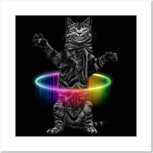 HULA-HOOP CAT Posters and Art